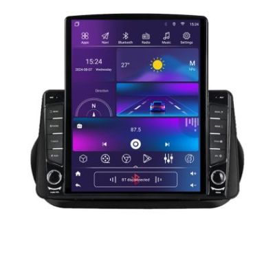Navigatie Peugeot Bipper, CitroenNemo, Fiat Qubo 2008-2017 Android radio gps internet quad core 2+32 ecran vertical 9.7" Kit-bipper+EDT-E708 v1