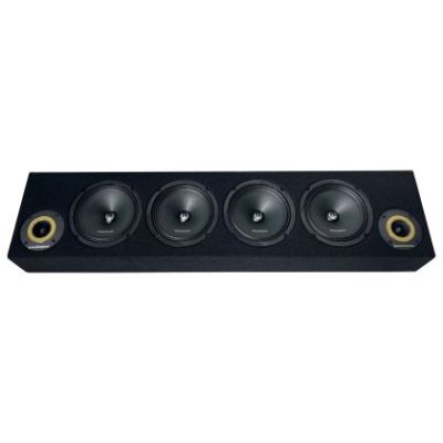 Cutie cu difuzoare Phoenix Gold 1700W ieșire SPL 2 x 4 OHM 4 x difuzoare midrange 2 x tweetere pro audio