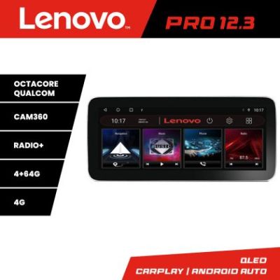 Navigatie Fiat Tipo 2020- Lenovo PRO 4+64 12.3 inch qled android 4G DSP gps internet  Kit-tipo2022