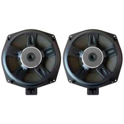 Set 2 subwoofere dedicate BMW cu 2 difuzoare 8” și cabluri plug & play ﻿75 W RMS/150 W MAX, Phoenix Gold