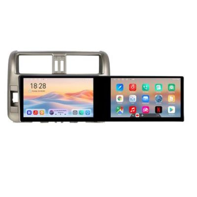 Navigatie TOYOTA Prado 2010-2013 Kit-347 Edotec 2 ecrane  8 core 4+128 21.6 inch Incell android Wifi 5Ghz gps internet