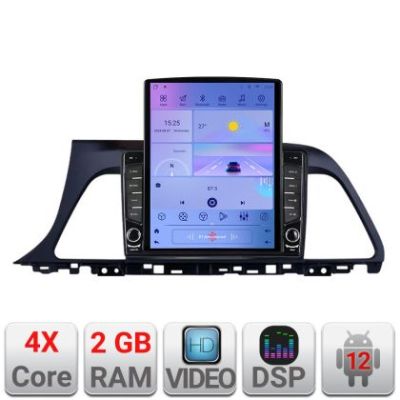 Navigatie Hyundai Sonata Nou K-417 ecran tip TESLA 9.7" cu Android Radio Bluetooth Internet GPS WIFI 2+32 DSP Quad Cor