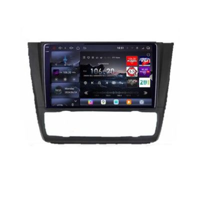 Navigatie BMW Seria 1 E87 Edotec Kit-BMW117 8 core QLED 2K 16+512GB 360 Android Waze USB Navigatie Internet Youtube Radio