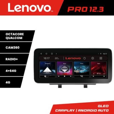 Navigatie Opel Zafira C 2011-2019 Lenovo Qled 12.3 inch Octa Core 4+64 360 DSP ADAS carplay android auto radio internet KIT-zafira-c+PRO-12.3-4+64