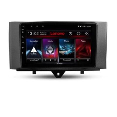 Navigatie Smart For Two 2010-2015 Lenovo Kit-Smart10 8 core QLED 2K 4+64 360 Android Waze USB Navigatie Internet Youtube Radio