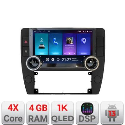 Navigatie Passat B5 1997-2004 Edotec  4+64 10.5 inch Incell 1K android Wifi 5Ghz gps internet