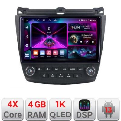 Navigatie Honda Accord 2004-2008 A-ACCORD cu Android Radio Bluetooth Internet  4+64 InCell Display 1K