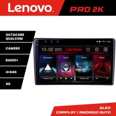 Navigatie VW Passat B5  Lenovo Qled 2K Octa Core 4+64 360 DSP carplay android auto radio gps internet kit-b5-v2+PRO-2K-9-4+64