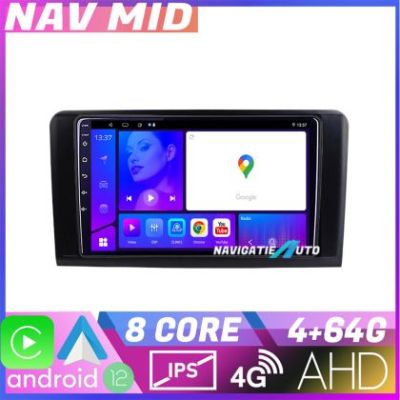 Navigatie Mercedes ML GL KIT 213 EDOTEC-LITE Android Ecran 720P Octa Core 4 64 Carplay