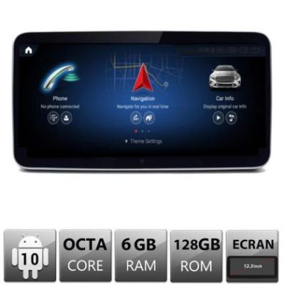 Navigatie Mercedes GLE GLS NTG5 EDT-B1093N-V3 ecran 12.3" Android Gps Internet Bluetooth USB Video Qualcomm 6 GB + 128