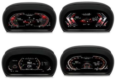 Ceasuri electronice digitale FULL HD For BMW seria 3 E90/E91/E92 2005-2012