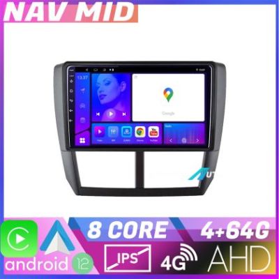 Navigatie Subaru Forester 2007 2013 KIT SU01 EDOTEC-LITE Android Ecran 720P Octa Core 4 64 Carplay