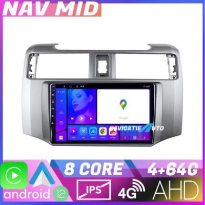 Navigatie Toyota 4runner 2009 2019 EDOTEC-LITE Android Ecran 720P Octa Core 4 64 Carplay