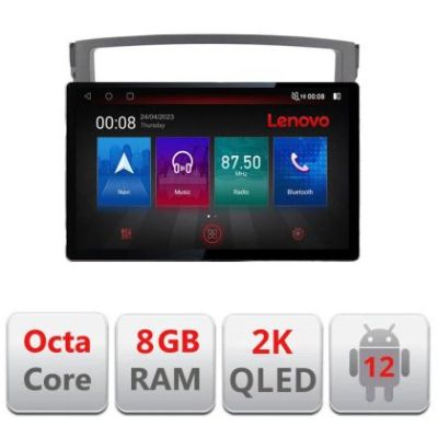 Navigatie Mitsubishi Pajero N-452 ecran 13" 2K 8+128 Android Waze USB Navigatie 4G 360 Toslink Youtube Radio KI