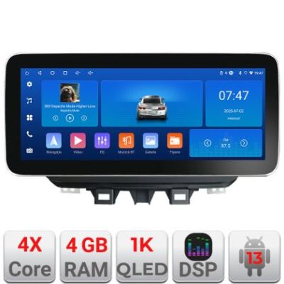 Navigatie Hyundai Tucson 2019 K-1135 Edotec 4+64 12.3 inch Incell 1K android Wifi 5Ghz gps internet