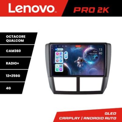 Navigatie Subaru Forester 2007-2013 Lenovo Kit-SU01 8 core QLED 2K 12+256 360 Android Waze USB Navigatie Internet Youtube Radio