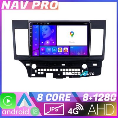 Navigatie Mitsubishi Lancer KIT 037 EDOTEC-LITE Android Ecran 720P Octa Core 8 128 Carplay
