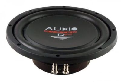 Subwoofer pasiv cu incinta 14L Audio-Systems SUBFRAME R10 FLAT EVO3-D4, 300 watts, 2 ohm, 250 mm, 10", roata de rezerva