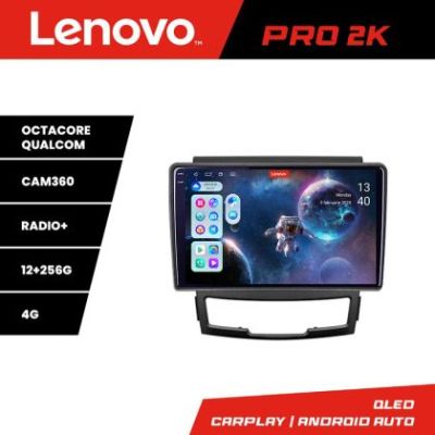 Navigatie Ssangyong Korando 2011-2013 Lenovo Kit-159 8 core QLED 2K 12+256 360 Android Waze USB Navigatie Internet Youtube Radio