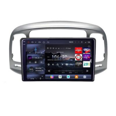 Navigatie Hyundai Accent 2006-2012 Edotec Kit-ACCENT 8 core QLED 2K 16+512GB 360 Android Waze USB Navigatie Internet Youtube Radio
