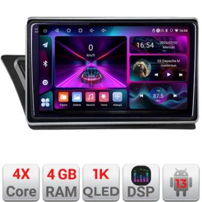 Navigatie Audi Q5 2008-2016 NON-MMI A-Q5  4+64 InCell Display 1K Android Waze USB Navigatie Internet Youtube Radio