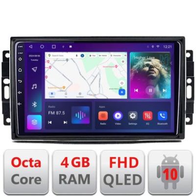 Navigatie Chrysler Jeep B-202 Android Ecran QLED octa core 4+64 carplay android auto KIT-202+EDT-E310V3 v1