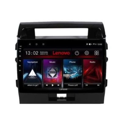 Navigatie Toyota LandCruiser 2008-2015 Lenovo Kit-381 8 core QLED 2K 4+64 360 Android Waze USB Navigatie Internet Youtube Radio v1