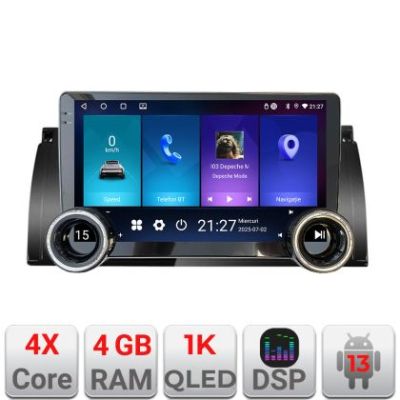 Navigatie BMW E39 si E53 Kit-082 Edotec  4+64 10.5 inch Incell 1K android Wifi 5Ghz gps internet