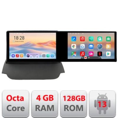 Navigatie Ford Ecosport 2017- Kit-ECOSPORT Edotec 2 ecrane  8 core 4+128 21.6 inch Incell android Wifi 5Ghz gps internet