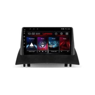 Navigatie Renault Megane 2 Lenovo Kit-098 8 core QLED 2K 4+64 360 Android Waze USB Navigatie Internet Youtube Radio