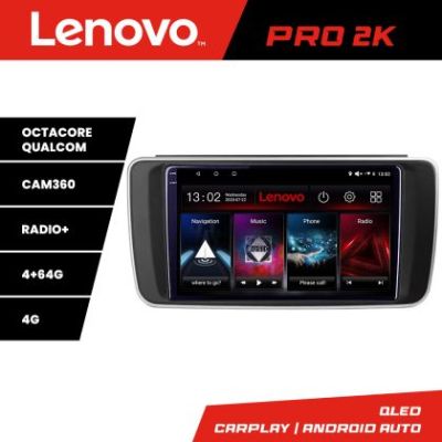Navigatie Nissan Leaf 2018-2024 Lenovo Qled 2K Octa Core 4+64 360 DSP carplay android auto radio gps internet kit-leaf+PRO-2K-9-4+64
