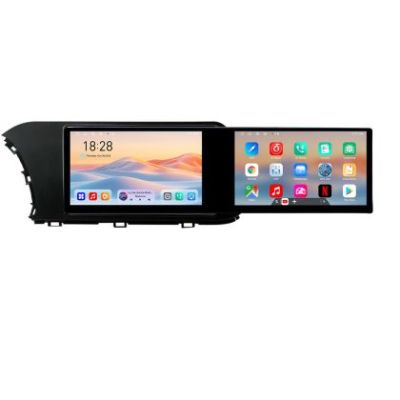 Navigatie Hyundai I20 2020- Kit-i20 Edotec 2 ecrane  8 core 4+128 21.6 inch Incell android Wifi 5Ghz gps internet