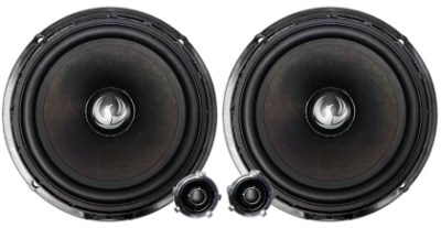 Kit de difuzoare pe 2 căi VW 6” (160 mm) cu filtre si cabluri plug & play 60W RMS/120W MAX 4Ohm Phoenix Gold ZDSW6CS v2