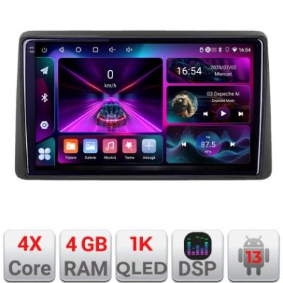 Navigatie Dacia Duster dupa 2019 A-199 4+64 InCell Display 1K Android Waze USBNavigatie Internet Youtube Radio V1