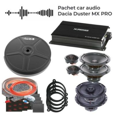 Pachet car audio Dacia Duster MX PRO