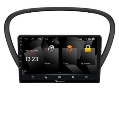 Navigatie Peugeot 607 Android radio gps internet quad core 8+128 carplay android auto