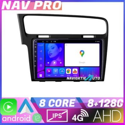 Navigatie VW Golf 7 KIT 491 EDOTEC-LITE Android Ecran 720P Octa Core 8 128 Carplay