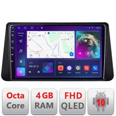 Navigatie Nissan Micra intre anii 2014-2024 Android Ecran QLED octa core 4+64 carplay android auto KIT-micra+EDT-E309V3
