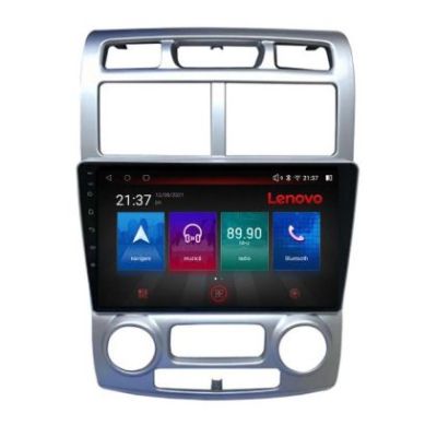 Navigatie Kia Sportage 2005-2007 Lenovo Kit-0023 8 core QLED Qualcomm 4+64 360 Android Waze USB Navigatie Internet Youtube Radio