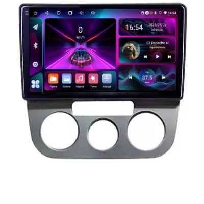 Navigatie VW Golf 5 2004-2010 clima manuala Android radio gps internet 4+64 InCell Display 1K KIT-golf5-manual+EDT-E210-RK