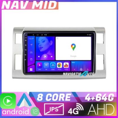 Navigatie Toyota Estima intre anii 2006 2013 EDOTEC-LITE Android Ecran 720P Octa Core 4 64 Carplay