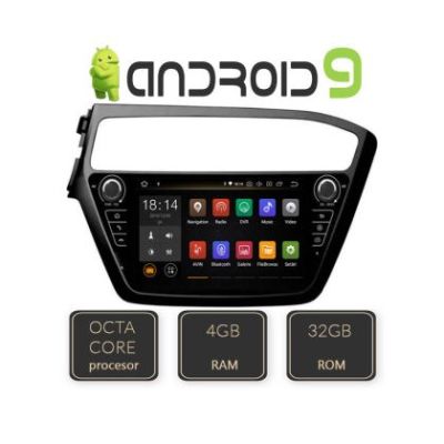 Navigatie Hyundai I20 2018- EDT-G1130-8CORE cu Android ecran tactil capacitiv Bluetooth Internet GPS Octa Core