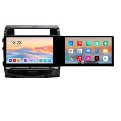 Navigatie Toyota Landcruiser L200 V8 2008-2020 Kit-381-type-a Edotec 2 ecrane  8 core 4+128 21.6 inch Incell android Wifi 5Ghz gps internet