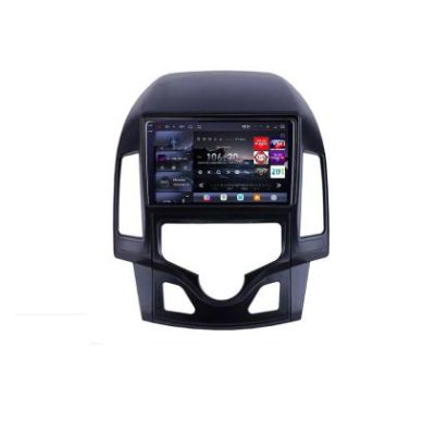 Navigatie Hyundai I30 2009-2012 clima automata Edotec Kit-I30AUTOMATIC 8 core QLED 2K 16+512GB 360 Android Waze USB Navigatie Internet Youtube Rad