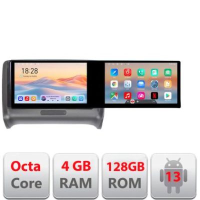 Navigatie Audi TT 2004-2011 Kit-078 Edotec 2 ecrane  8 core 4+128 21.6 inch Incell android Wifi 5Ghz gps internet