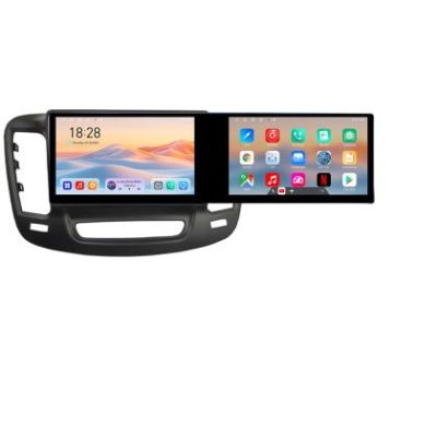 Navigatie Chrysler 200 2015-2019 Edotec 2 ecrane  8 core 4+128 21.6 inch Incell android Wifi 5Ghz gps internet  Kit-200C