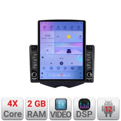 Navigatie Hyundai Veloster ecran tip TESLA 9.7" cu Android Radio Bluetooth Internet GPS WIFI 2+32 DSP Quad Core