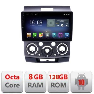 Navigatie Ford Ranger Mazda BT50 2007-2012 F-ranger Octa Core cu Android Radio Bluetooth Internet GPS WIFI DSP 8+128GB v1
