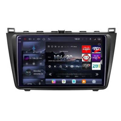 Navigatie Mazda 6 2007-2011 Edotec Kit-012 8 core QLED 2K 16+512GB 360 Android Waze USB Navigatie Internet Youtube Radio