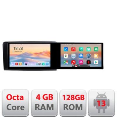 Navigatie Mercedes ML GL Kit-213 Edotec 2 ecrane  8 core 4+128 21.6 inch Incell android Wifi 5Ghz gps internet